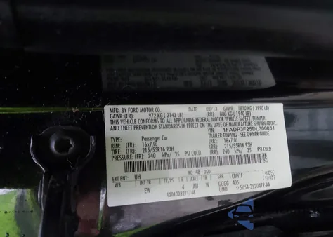 2013 Ford Focus Se from USA, damaged, VIN 1FADP3F25DL300831